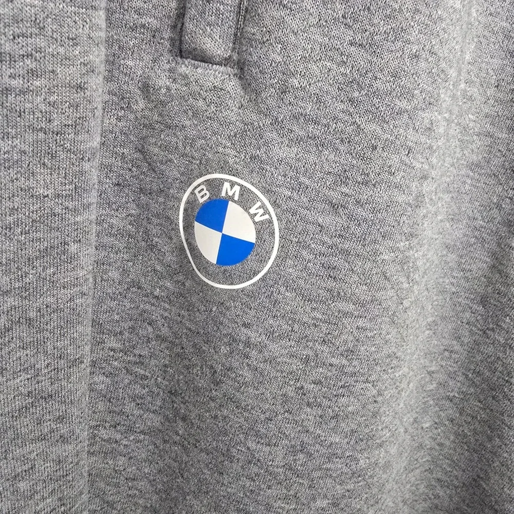Puma BMW Motorsport Mens Gray Fleece Jogger Sweatpants‎ 531181-03 Size Small